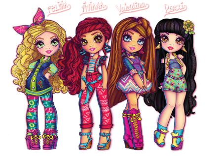 Vi-and-Va! L-R: Felicia, Viviana, Valentina, and Roxxi! Click to view full-size
